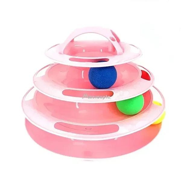 Cat Tunnel Toy Tower Tracks, Interactive Toys, Intelligence Training, Amusement Board