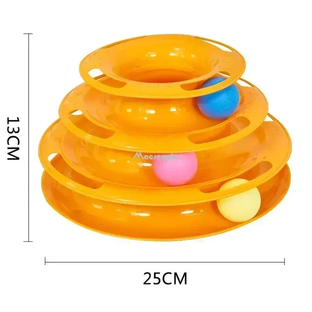 Cat Tunnel Toy Tower Tracks, Interactive Toys, Intelligence Training, Amusement Board