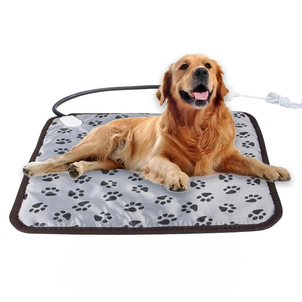 Pet Heating Pad Electric Blanket Dog Mattress Winter Warm Bed Waterproof